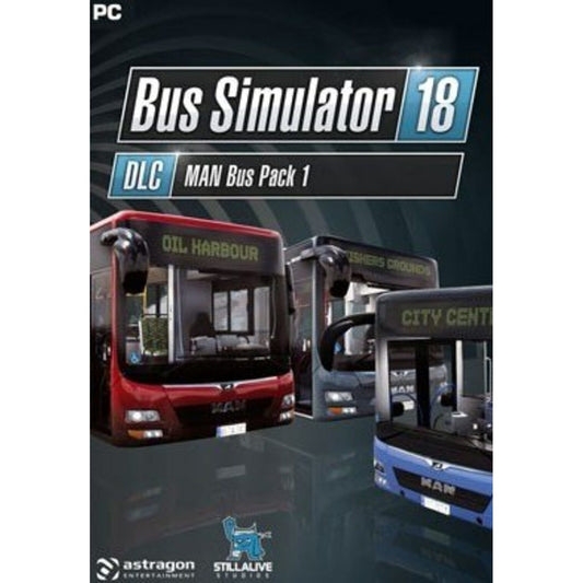 BUS SIMULATOR 18 - MAN BUS PACK 1 - PC - STEAM - MULTILANGUAGE - WORLDWIDE - Libelula Vesela - Jocuri video
