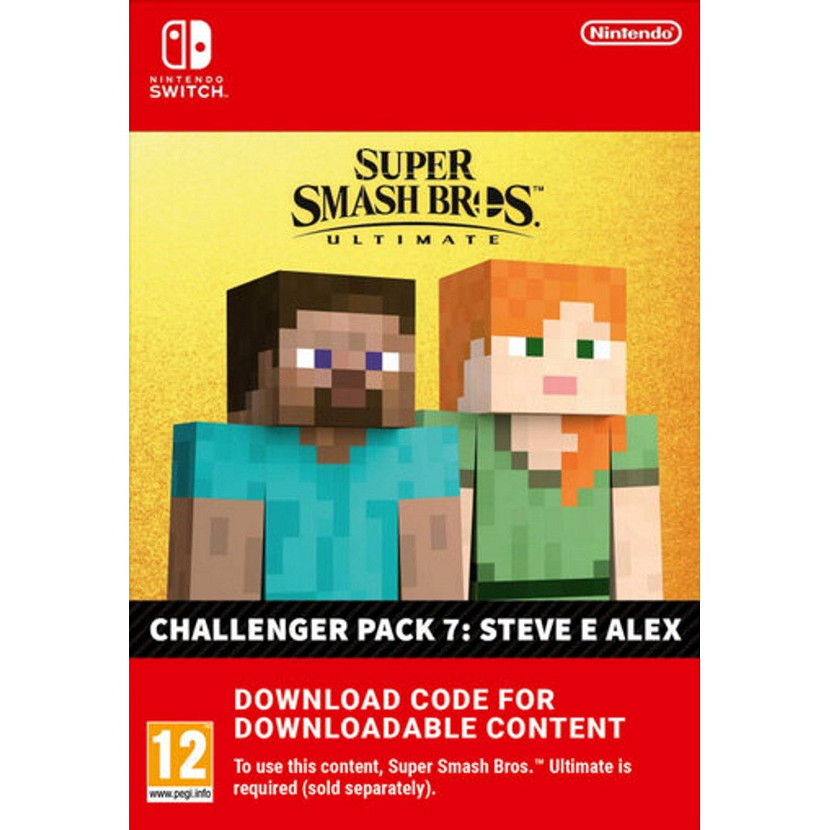 SUPER SMASH BROS. ULTIMATE - CHALLANGER PACK 7: STEVE & ALEX - NINTENDO SWITCH - EU - EN - Libelula Vesela - Jocuri video