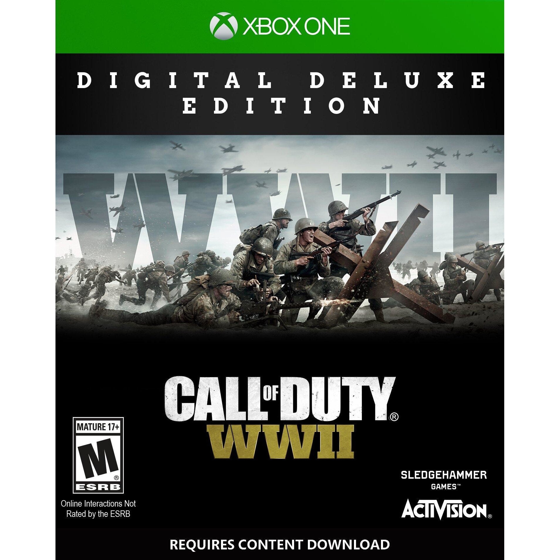 CALL OF DUTY: WWII DIGITAL DELUXE EDITION - XBOX LIVE - XBOX ONE - MULTILANGUAGE - EU - Libelula Vesela - Jocuri video