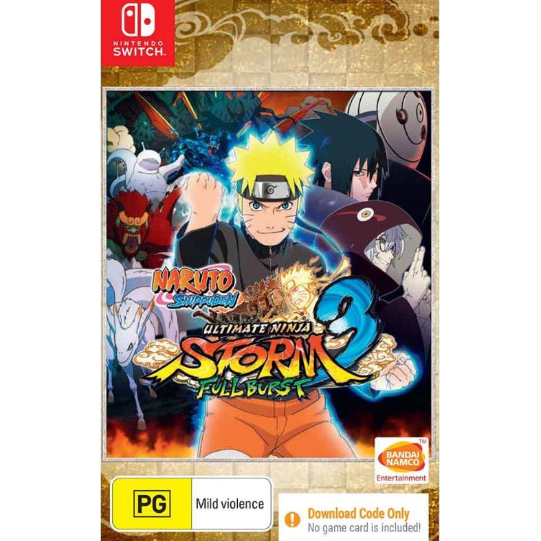 NARUTO SHIPPUDEN: ULTIMATE NINJA STORM 3 FULL BURST EN LANGUAGE ONLY - NINTENDO SWITCH - MULTILANGUAGE - EU