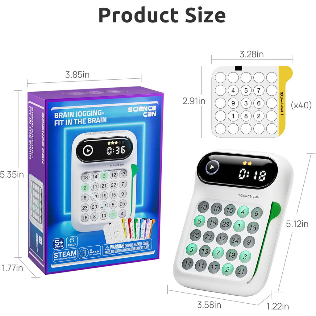 JOC STEAM 3 IN 1 - ANTRENAMENT PENTRU CREIER - SCIENCE CAN (1602062023ig0002)