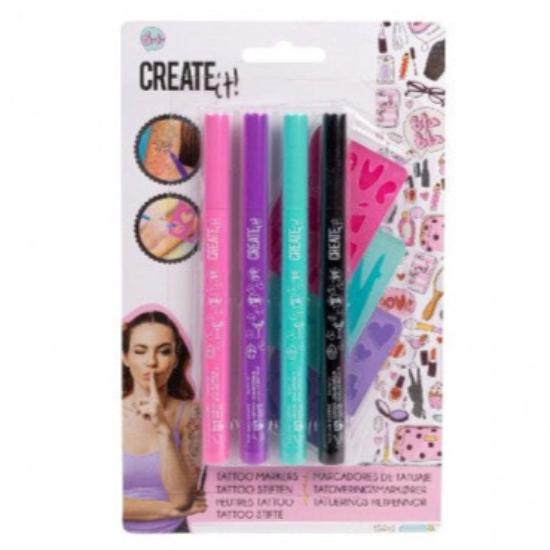 SET MARKERE SI ACCESORII PENTRU TATUAJE - CREATE IT (VDM2011830)