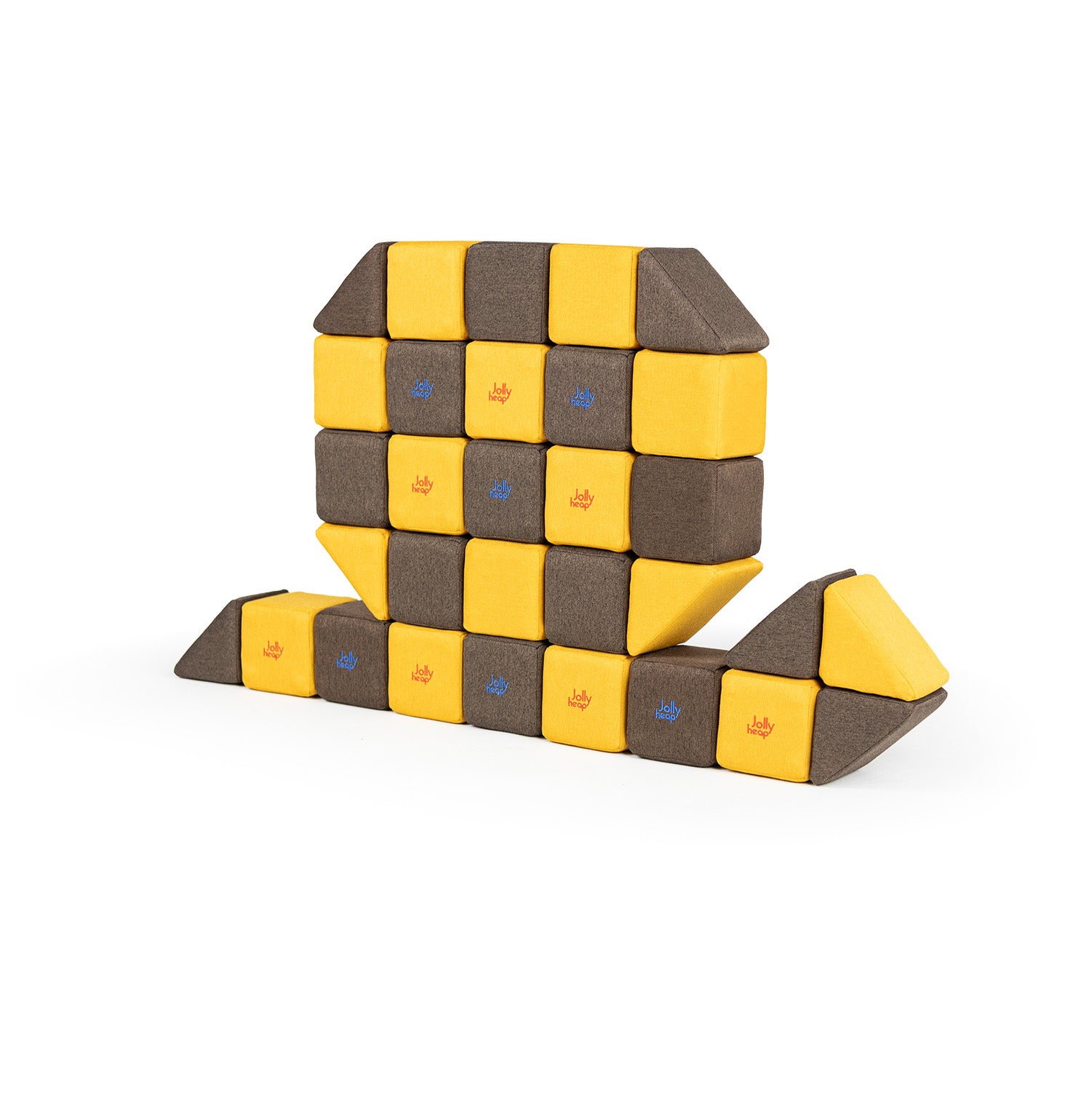 MEDIUM SET - 50 SOFT MAGNETIC BLOCKS - 1-99 YEARS - JOLLYHEAP