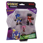 SONIC PRIME - SET OF 3 FIGURES, BLISTER, VARIOUS MODELS, S2 (SON2220)