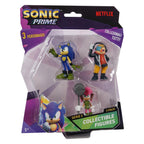 SONIC PRIME - SET OF 3 FIGURES, BLISTER, VARIOUS MODELS, S2 (SON2220)