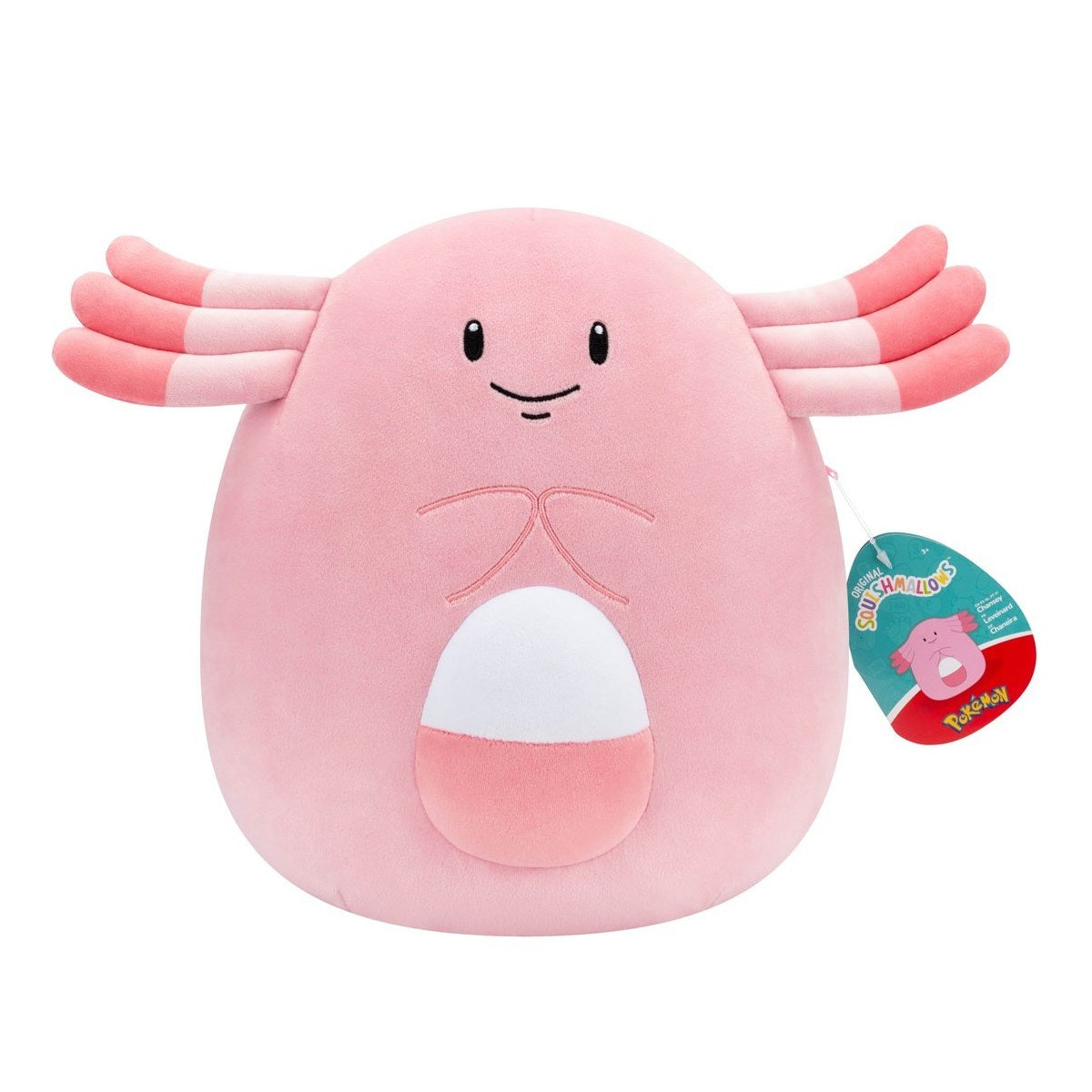POKEMON SQUISHMALLOWS - JUCARIE DE PLUS 25 CM, CHANSEY - JAZWARES (SQPK00060)