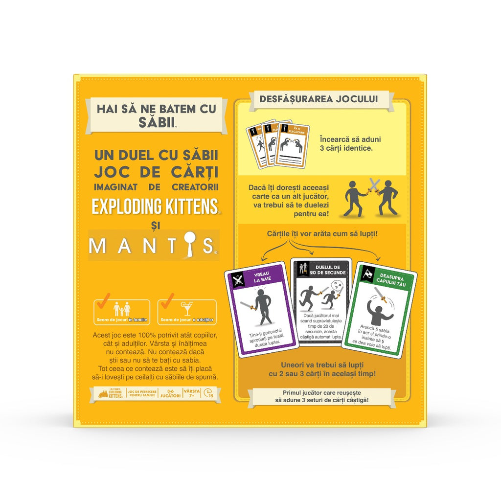 BOARD GAME LET'S FIGHT WITH SWORDS - ASMODEE GROUP (EKISWRD01RO)