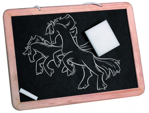 TABLITA LEMN CU CRETA SI BURETE - RS TOYS (RS8299)