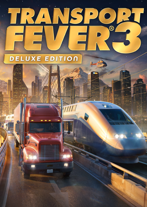 TRANSPORT FEVER 3 (DELUXE EDITION) - PC - STEAM - MULTILANGUAGE - WORLDWIDE