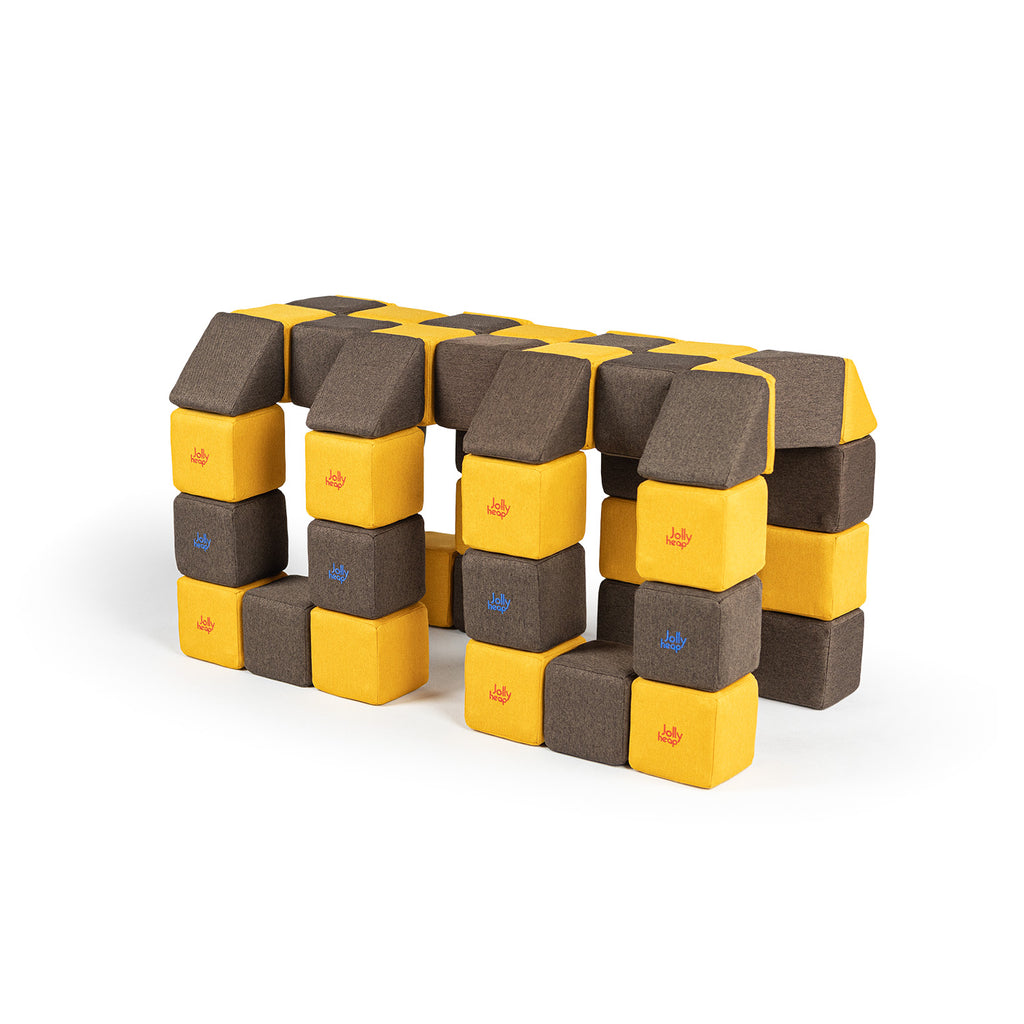 MEDIUM SET - 50 SOFT MAGNETIC BLOCKS - 1-99 YEARS - JOLLYHEAP