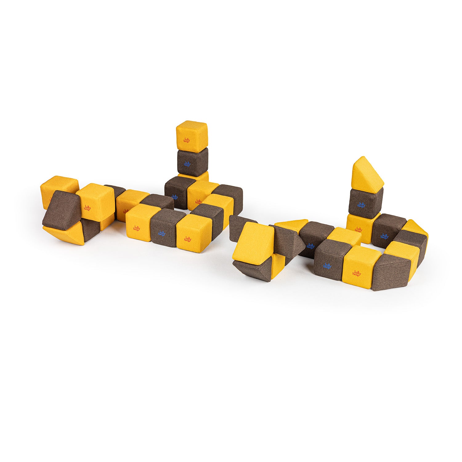 MEDIUM SET - 50 SOFT MAGNETIC BLOCKS - 1-99 YEARS - JOLLYHEAP