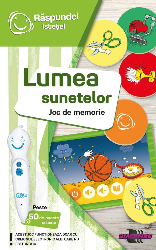 RASPUNDEL ISTETEL LUMEA SUNETELOR: JOC DE MEMORIE - ALBI (63126) - Libelula Vesela - Jucarii