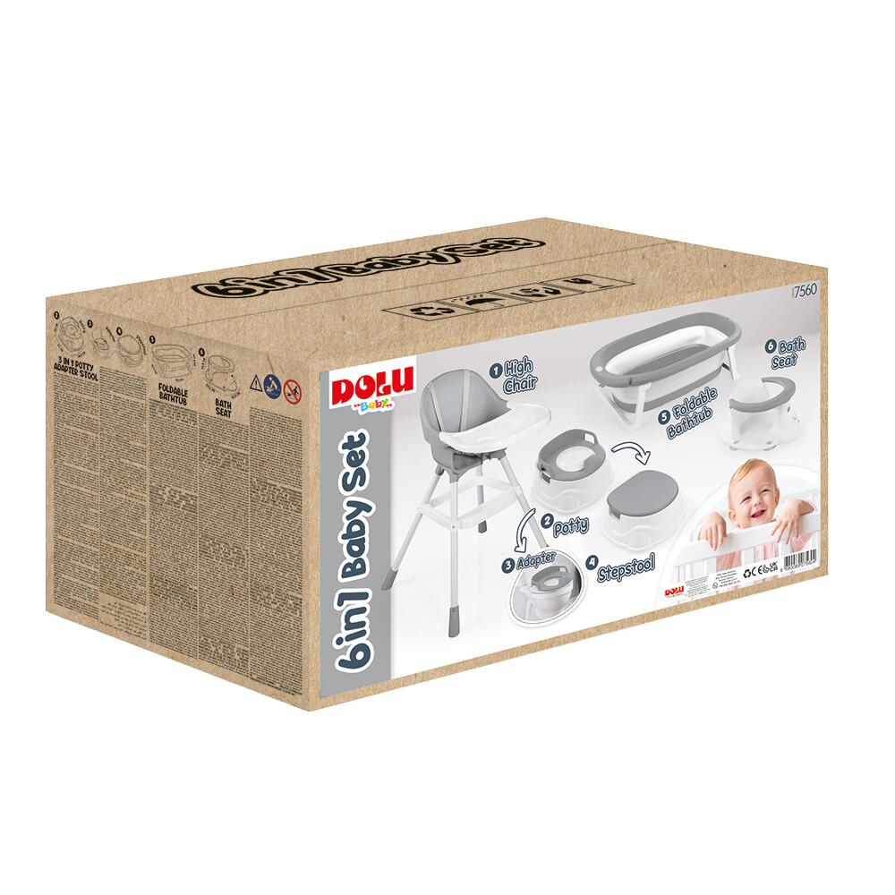 SETUL BEBELUSULUI 6 IN 1 - DOLU (D7560) - Libelula Vesela - Puericultura
