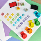 SET ACTIVITATI CU STAMPILE - NUMBERBLOCKS - HAND2MIND (HM94563-UK) - Libelula Vesela - Jucarii