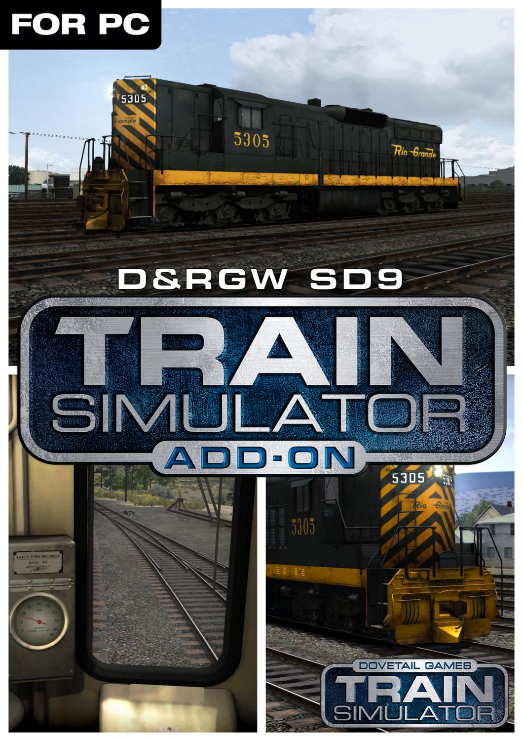 TRAIN SIMULATOR - D&RGW SD9 LOCO ADD-ON (DLC) - STEAM - PC - EU - Libelula Vesela - Jocuri video