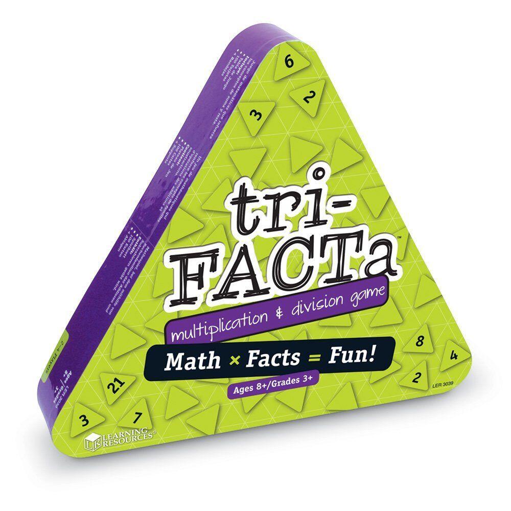 JOC DE MATEMATICA TRI-FACTA - INMULTIRI SI IMPARTIRI - LEARNING RESOURCES (LER3039) - Libelula Vesela - Jucarii