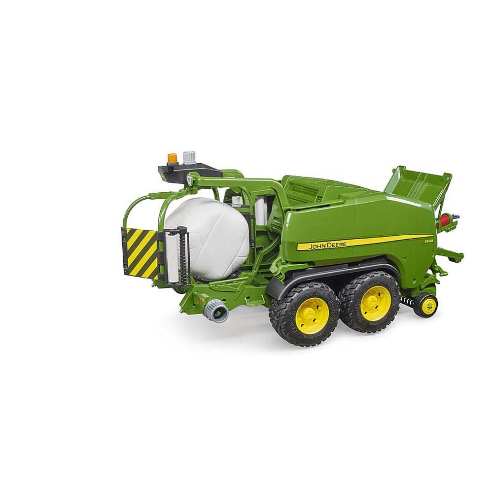 PRESA DE AMBALAT BALOTI JOHN DEERE C441R - BRUDER (02032) - Libelula Vesela - Jucarii
