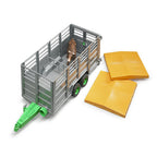 REMORCA PENTRU ANIMALE CU O VITA - BRUDER (02227) - Libelula Vesela - Jucarii