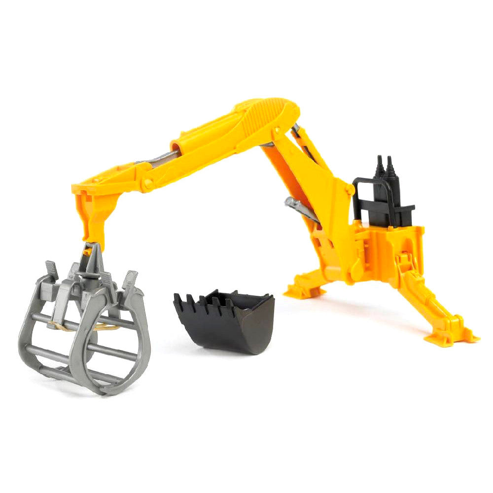 ACCESORII - BRAT HIDRAULIC SPATE CU GRAIFER - BRUDER (02338) - Libelula Vesela - Jucarii