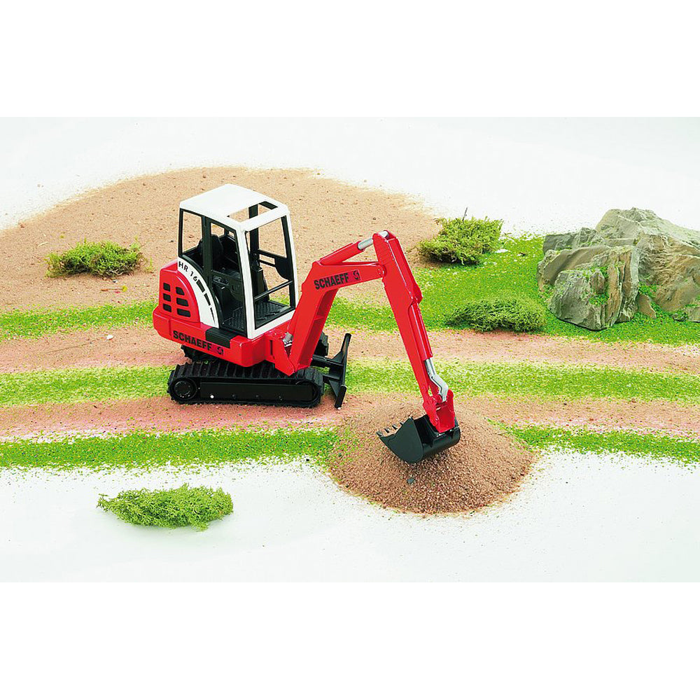MINI EXCAVATOR SCHAEFF HR16 - BRUDER (BR02432) - Libelula Vesela - Jucarii