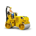 COMPACTOR ASFALT CU TAMBUR CAT - BRUDER (02433) - Libelula Vesela - Jucarii