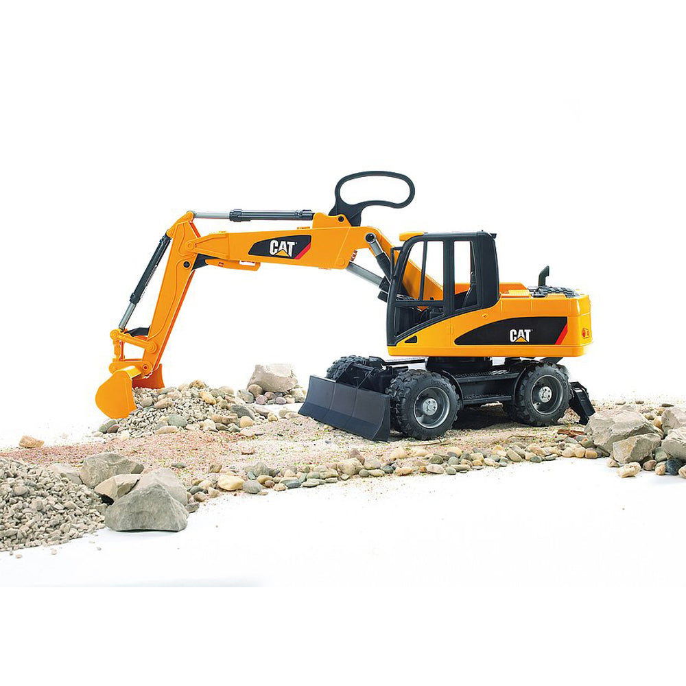 EXCAVATOR PE ROTI CAT - BRUDER (02445) - Libelula Vesela - Jucarii