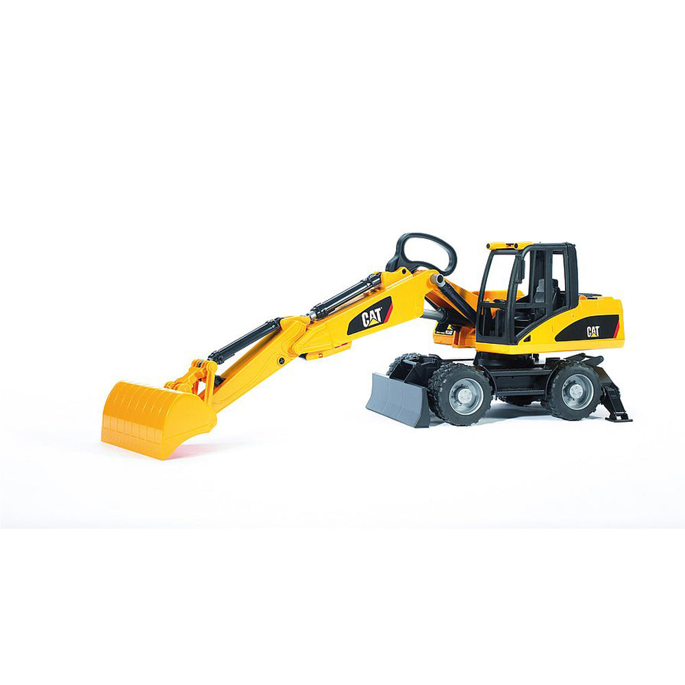 EXCAVATOR PE ROTI CAT - BRUDER (02445) - Libelula Vesela - Jucarii