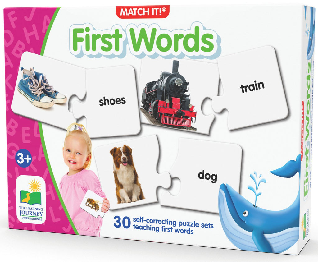 PUZZLE POTRIVESTE PRIMELE CUVINTE - ENG - THE LEARNING JOURNEY (TLJ025017) - Libelula Vesela - Jucarii