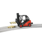 STIVUITOR LINDE H30D CU 2 PALETI - BRUDER (02511) - Libelula Vesela - Jucarii