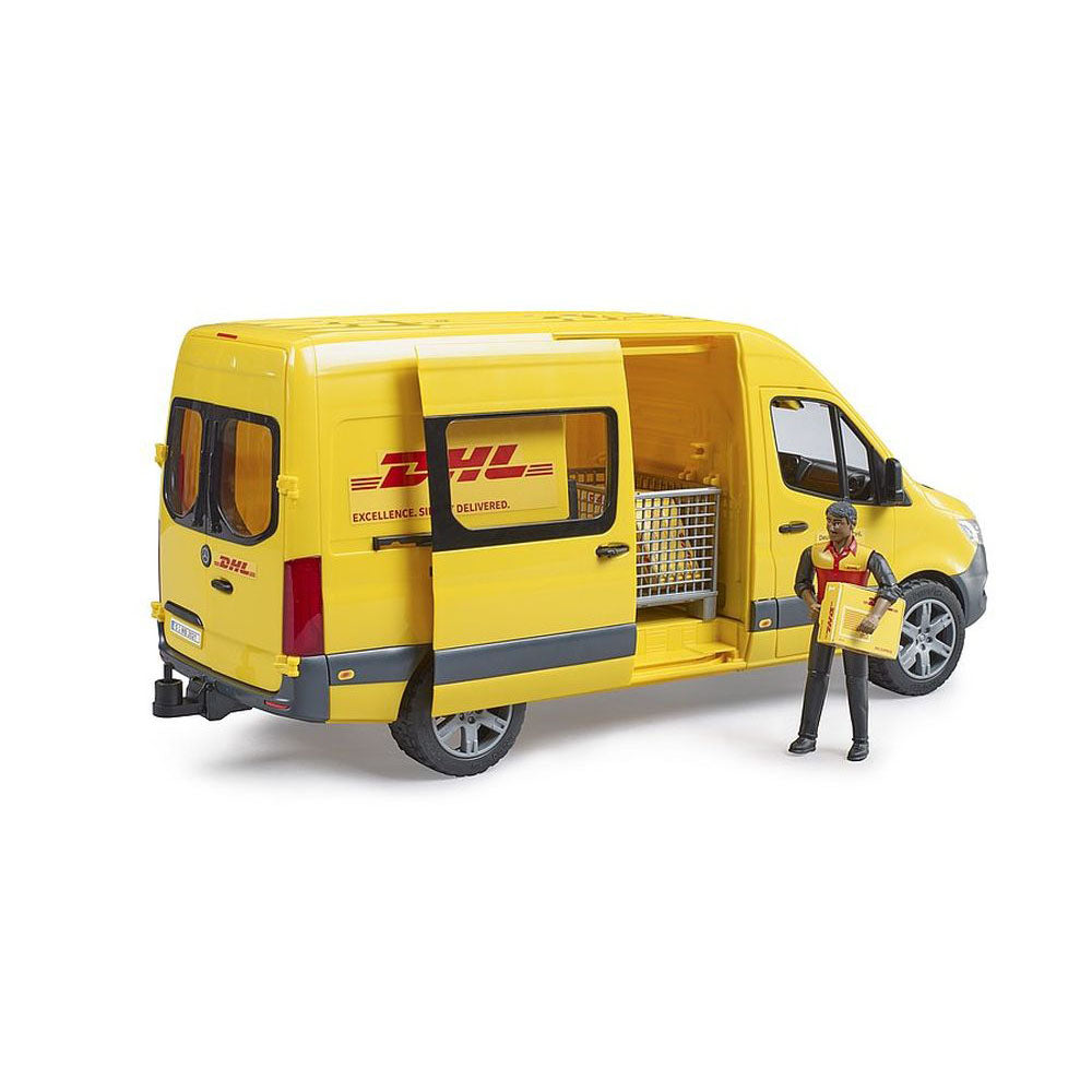 BRUDER - SPRINTER DHL MERCEDES BENZ CU SOFER - BRUDER (BR02671) - Libelula Vesela - Jucarii