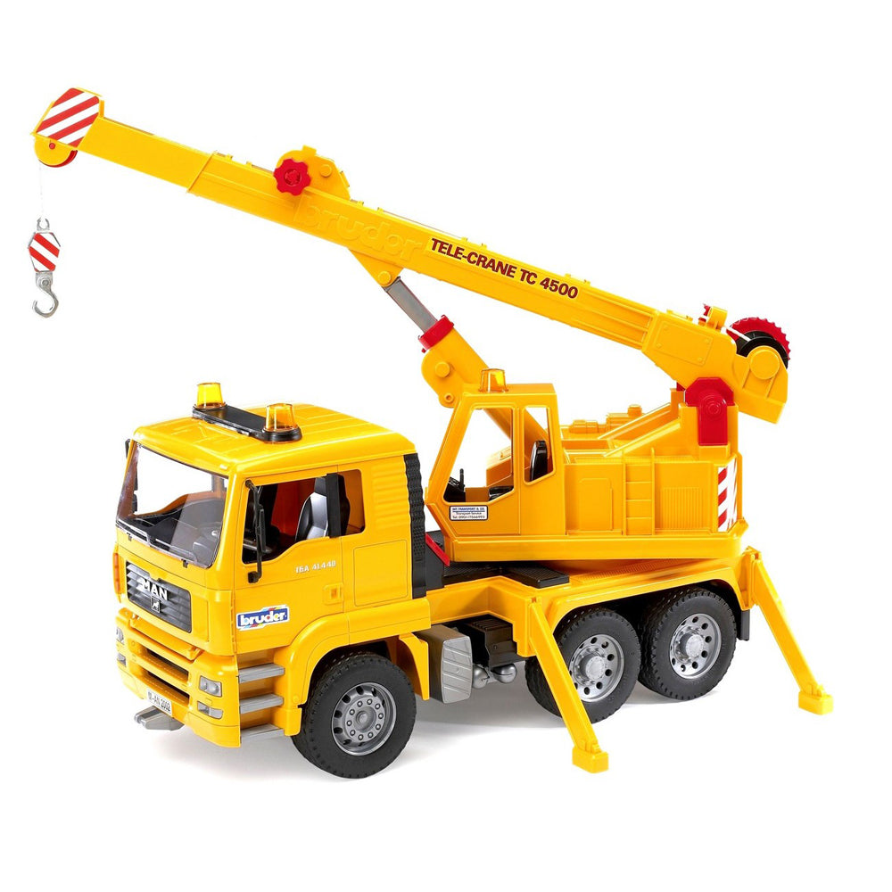 CAMION MAN TGA CU MACARA - BRUDER (02754) - Libelula Vesela - Jucarii