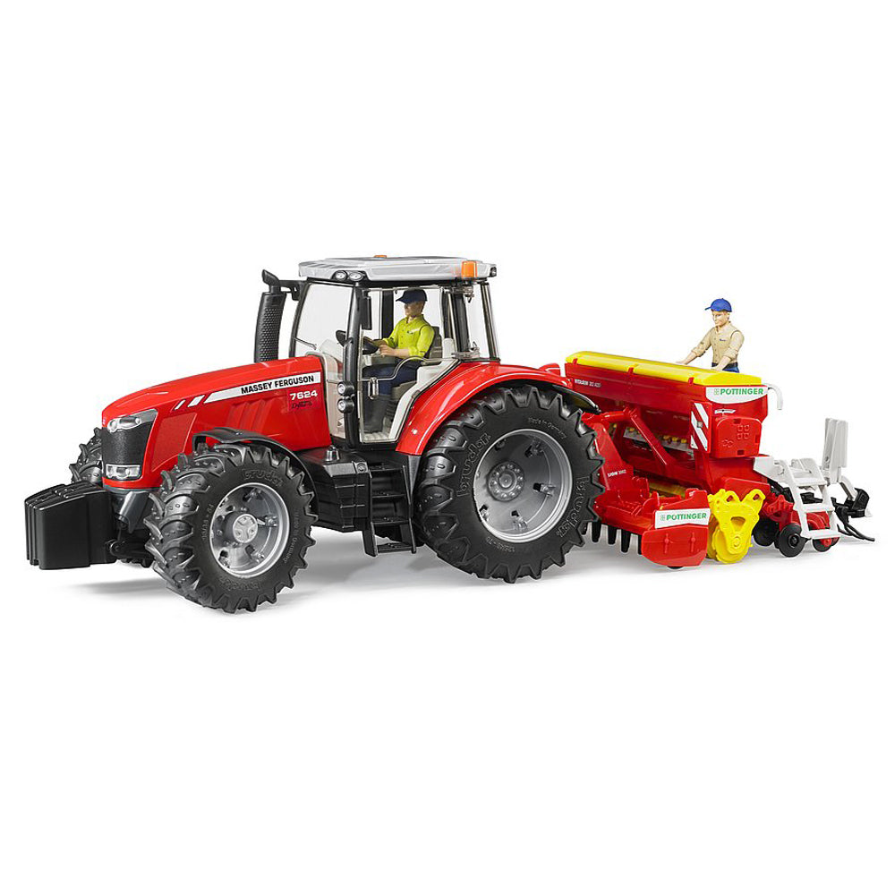 TRACTOR MASSEY FERGUSON 7624 - BRUDER (BR03046) - Libelula Vesela - Jucarii