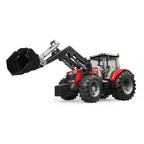 TRACTOR MASSEY FERGUSON 7624 CU INCARCATOR FRONTAL - BRUDER (03047) - Libelula Vesela - Jucarii
