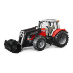 TRACTOR MASSEY FERGUSON 7624 CU INCARCATOR FRONTAL - BRUDER (03047) - Libelula Vesela - Jucarii