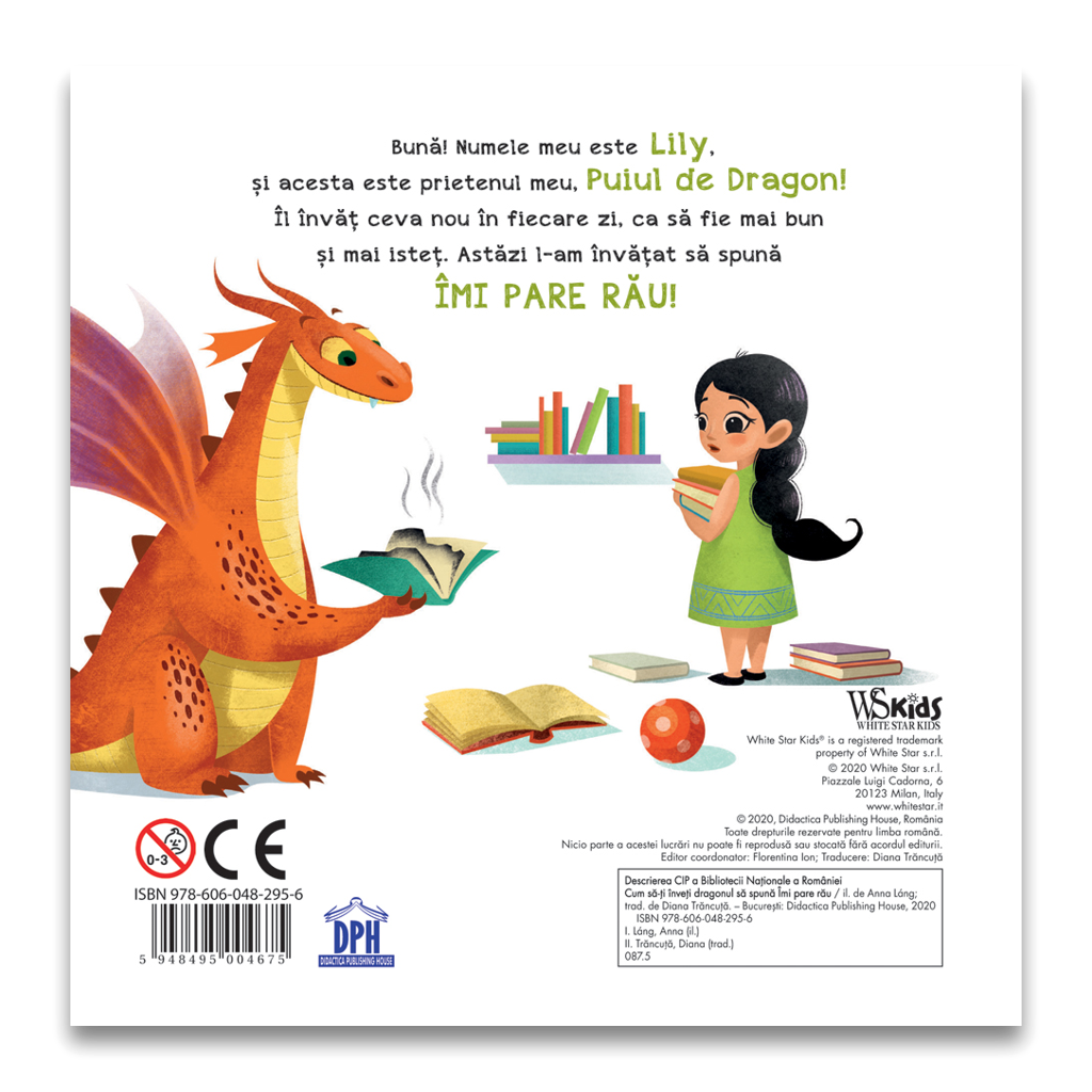 CUM SA-TI INVETI DRAGONUL SA SPUNA IMI PARE RAU - DPH (978-606-048-295-6) - Libelula Vesela - Carti