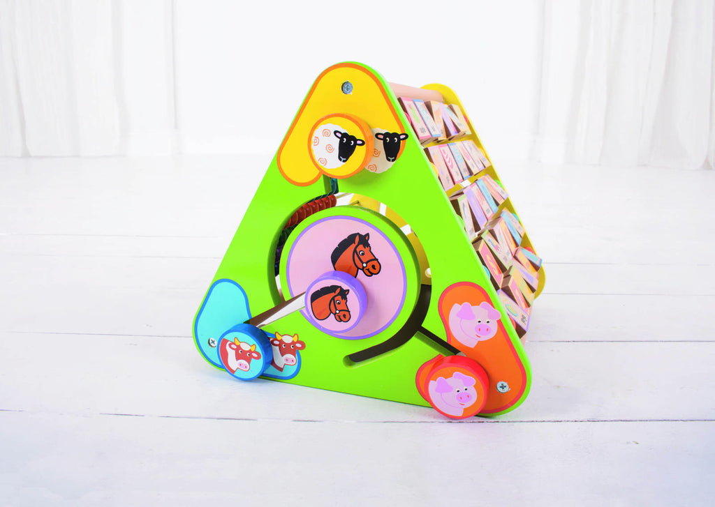 CENTRU DE ACTIVITATI - LITERE SI IMAGINI (BB054) - Libelula Vesela - Jucarii