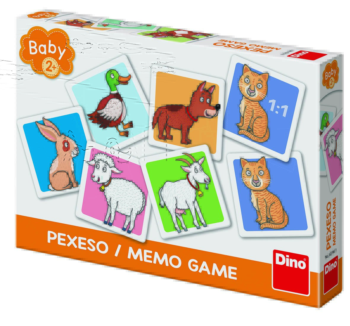 JOC DE MEMORIE - FERMA VESELA - DINO TOYS (621961) - Libelula Vesela - Jucarii