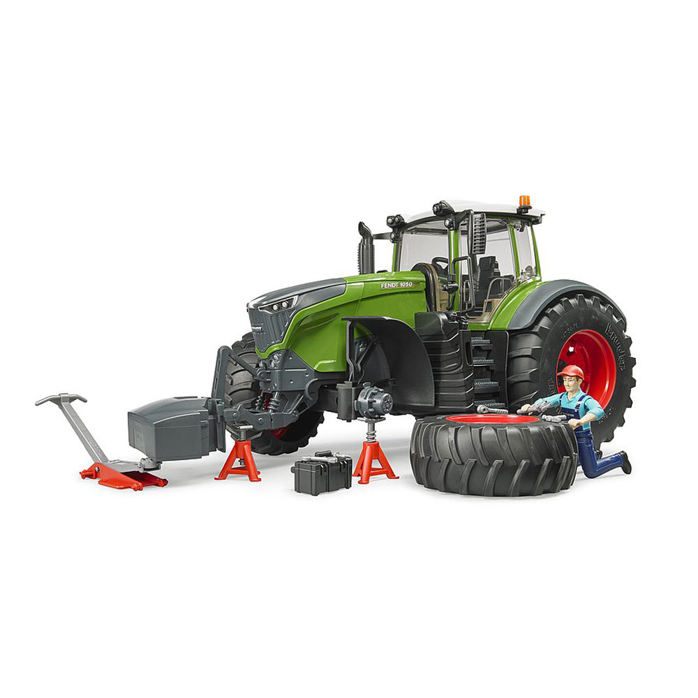 TRACTOR FENDT 1050 VARIO CU MECANIC SI ECHIPAMENT - BRUDER (04041) - Libelula Vesela - Jucarii