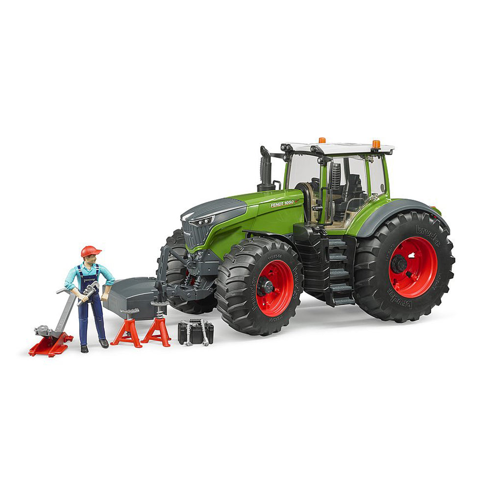 TRACTOR FENDT 1050 VARIO CU MECANIC SI ECHIPAMENT - BRUDER (04041) - Libelula Vesela - Jucarii