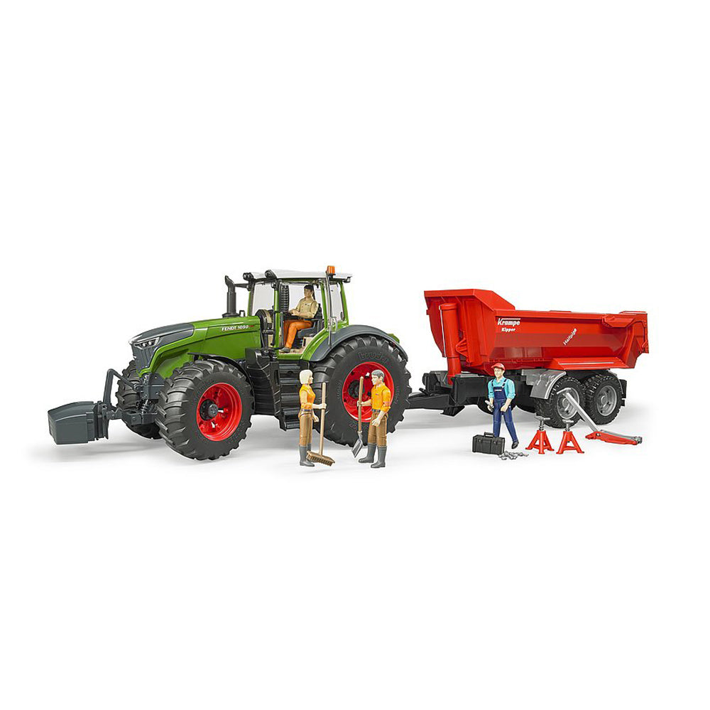 TRACTOR FENDT 1050 VARIO CU MECANIC SI ECHIPAMENT - BRUDER (04041) - Libelula Vesela - Jucarii