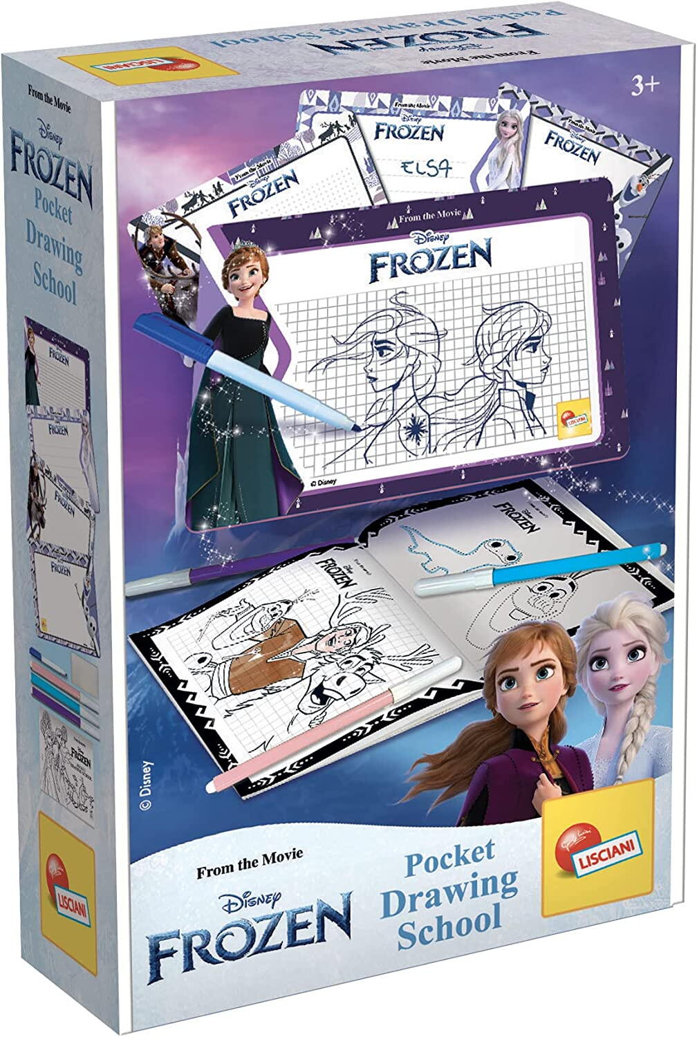 SET DESEN DE BUZUNAR - FROZEN - LISCIANI (L92192) - Libelula Vesela - Jucarii