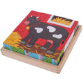 PUZZLE CUBIC - ANIMALUTE DE LA FERMA - BIGJIGS (BJ798) - Libelula Vesela - Jucarii