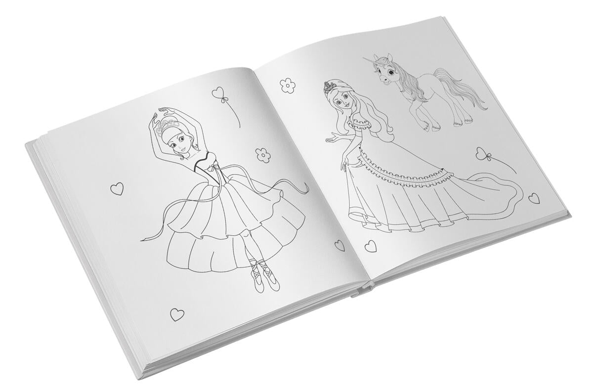 COLOREZ PRINTESE SI BALERINE - DPH (978-606-048-387-8) - Libelula Vesela - Carti