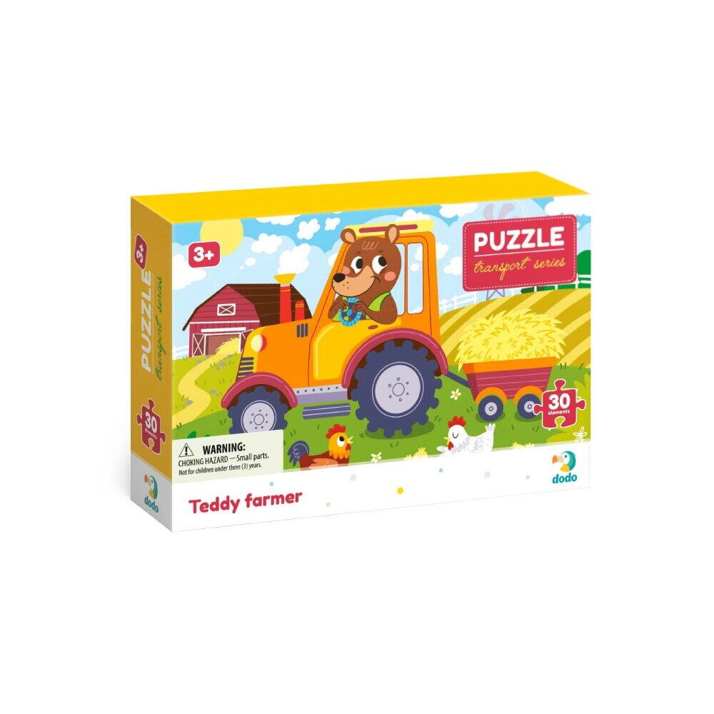 PUZZLE - URSULETUL LA FERMA (30 PIESE) - DODO (DO300371) - Libelula Vesela - Jucarii