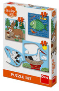 BABY PUZZLE - UNDE LOCUIESC ANIMALELE? - DINO TOYS (325111) Libelula Vesela Jucarii
