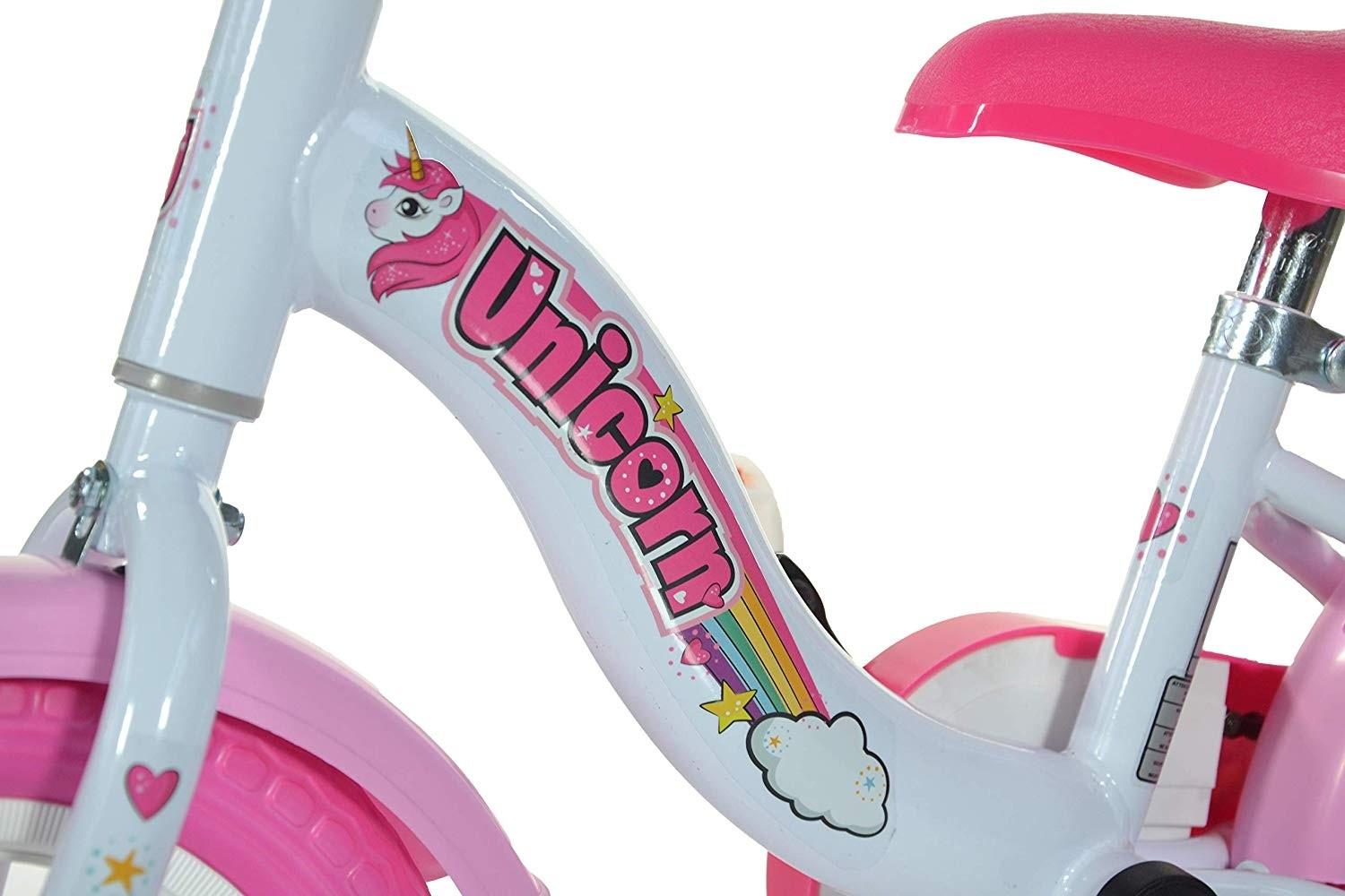 BICICLETA COPII 10'' - UNICORN - DINO BIKES (108L-UN) Libelula Vesela Jucarii