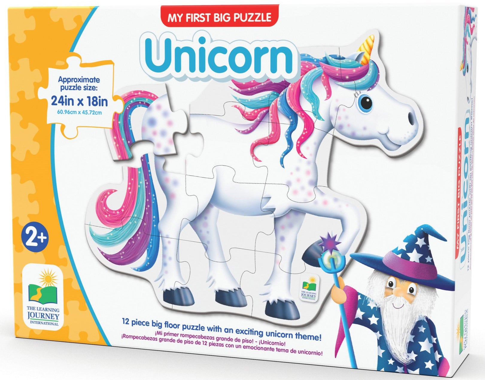 PRIMUL MEU PUZZLE DE PODEA - UNICORN - THE LEARNING JOURNEY (TLJ103876) - Libelula Vesela - Jucarii
