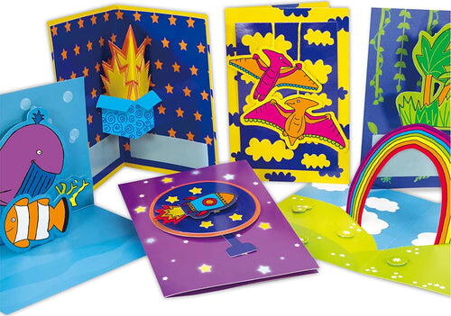 SET CREATIV - FELICITARI POP-UP - GALT (1005425) - Libelula Vesela - Jucarii