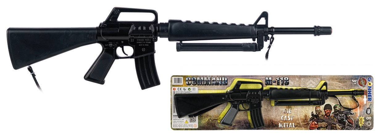 PUSCA COMANDO  M-16 - GONHER (GH1118/6) - Libelula Vesela - Jucarii