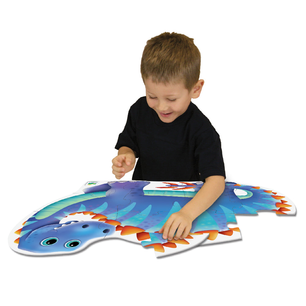 PRIMUL MEU PUZZLE DE PODEA - DINOZAUR - THE LEARNING JOURNEY (TLJ105443) - Libelula Vesela - Jucarii